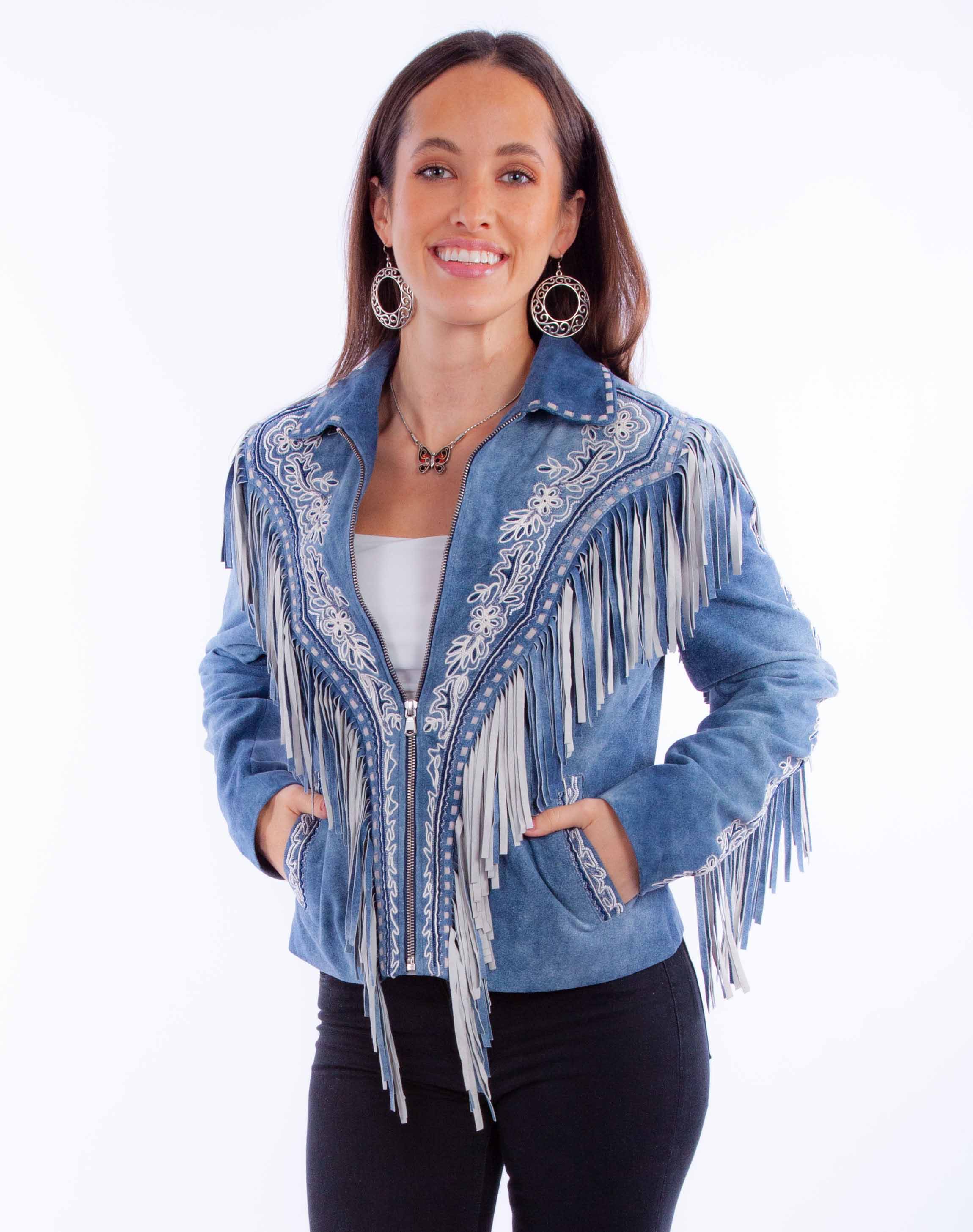 LADIES FRINGE JACKET