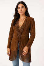 FRINGE LONG COAT