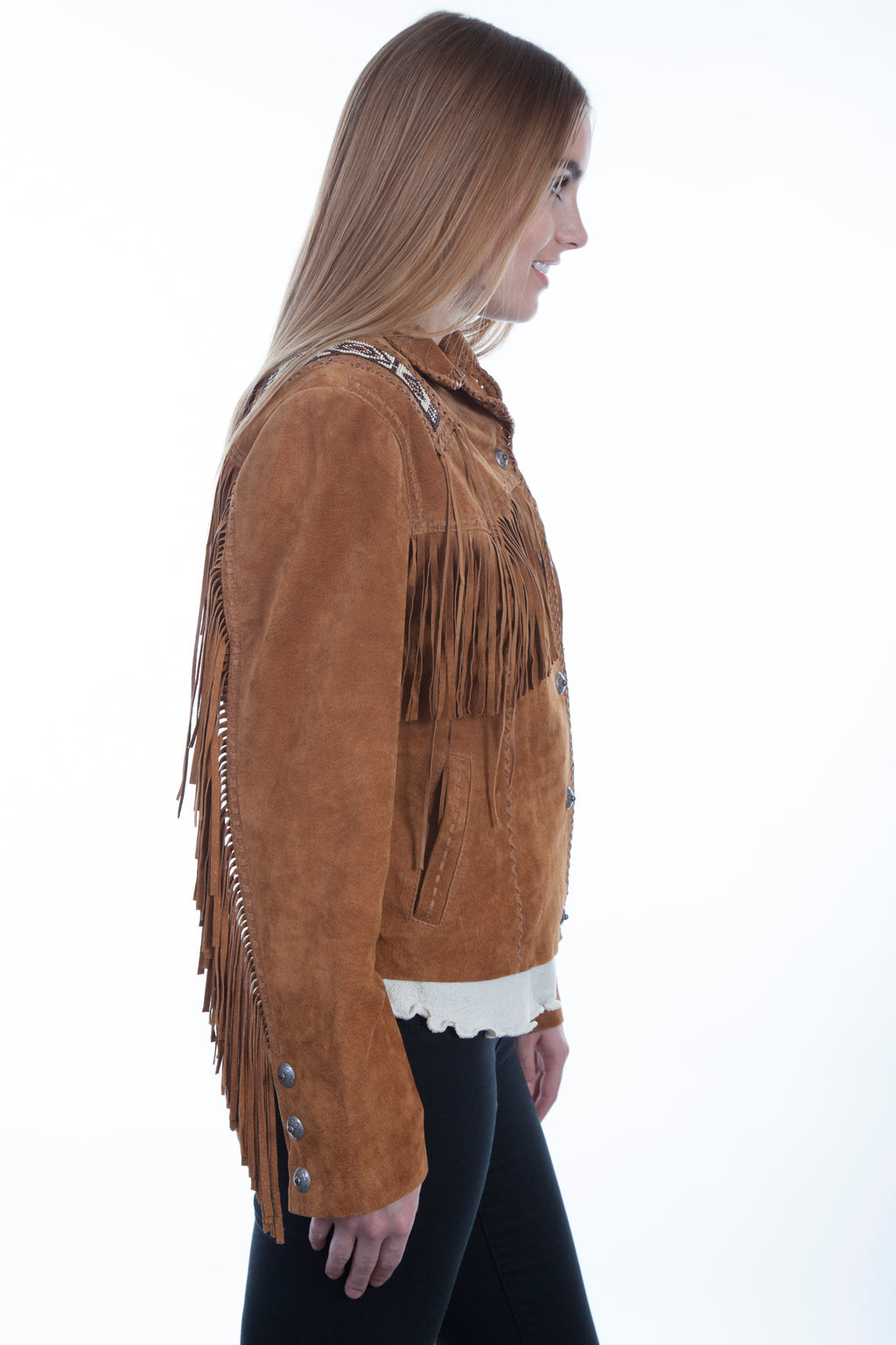 BEADED/FRINGE JKT