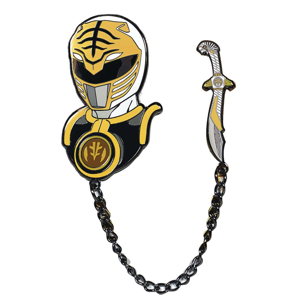 Power Rangers Luxury Enamel Icon Pin  White Ranger