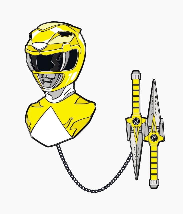 Power Rangers Luxury Enamel Icon Pin  Yellow Ranger