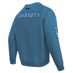 Pro Standard LA Dodgers Country Club Crewneck - Steel Blue