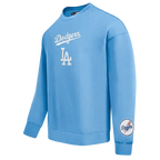 Pro Standard LA Dodgers Wingspan Drop Shoulder Crewneck - University Blue