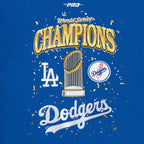 Pro Standard LA Dodgers World Series Fleece Hoodie - Royal Blue