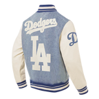 Pro Standard LA Dodgers Varsity Blues Jacket - Denim Blue