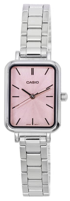 Casio Analog Pink Dial Quartz LTP-V009D-4E LTPV009D-4E Womens Watch