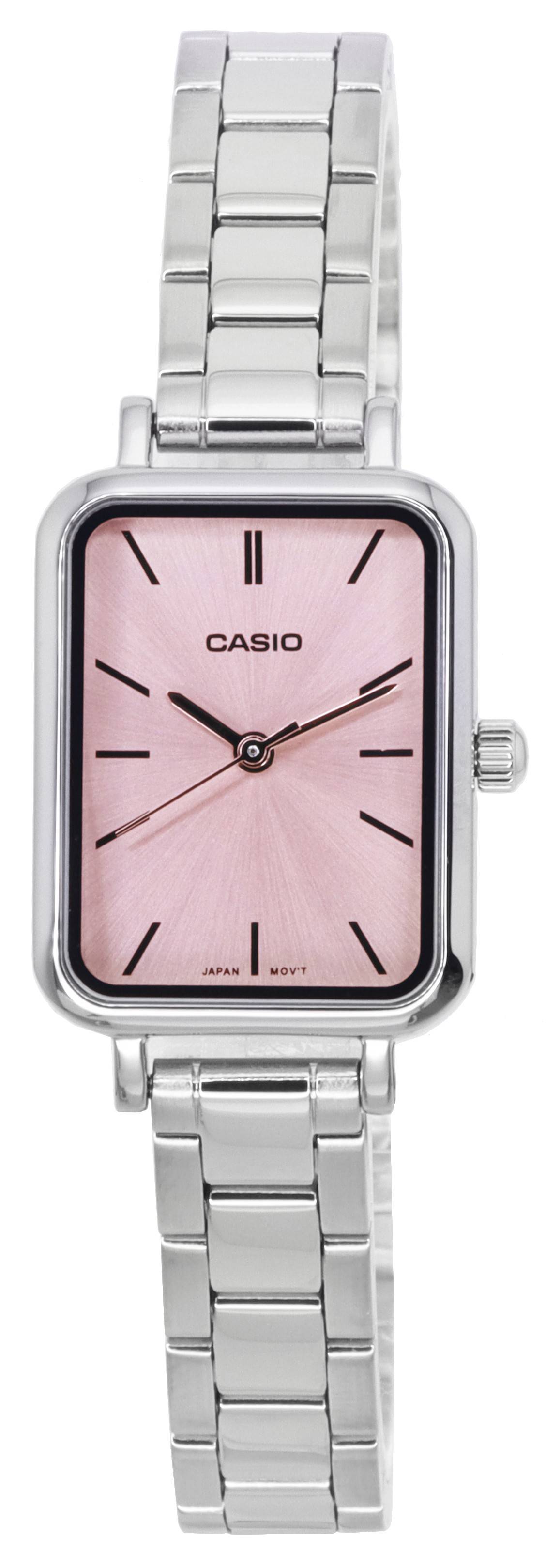 Casio Analog Pink Dial Quartz LTP-V009D-4E LTPV009D-4E Womens Watch