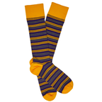 Gold / Purple Mixed Socks 8 Pack