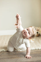 Baby Short Sleeve romper with zipper