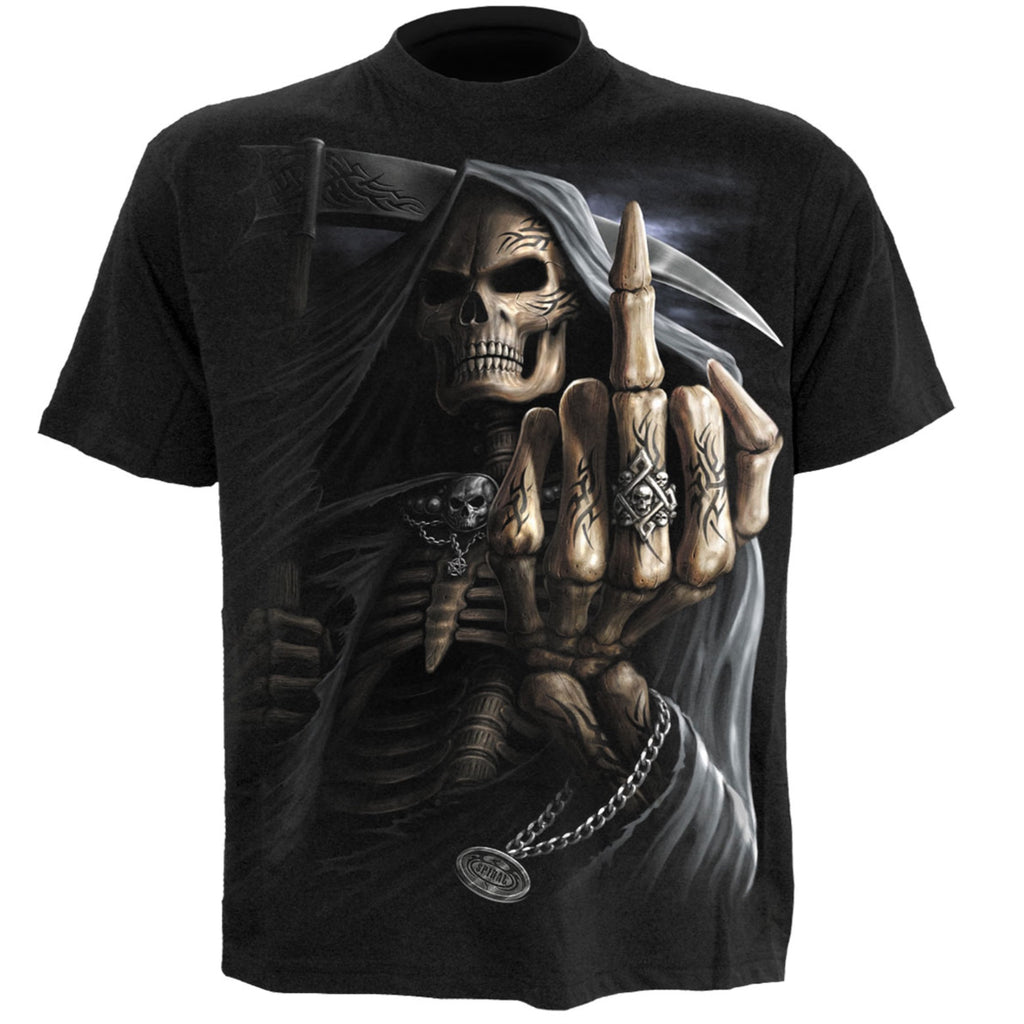 Spiral - BONE FINGER - T-Shirt Black - XXL