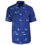 Men's Marine Charts UV Vented Fishing Shirt