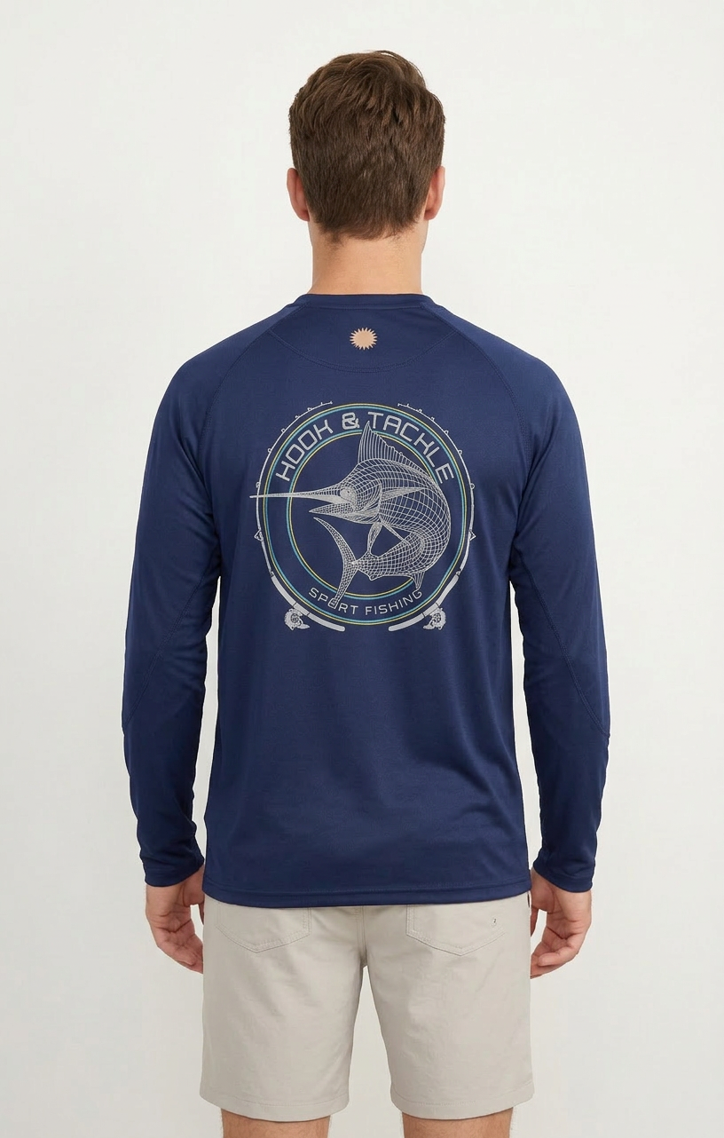 Men's Marlin Wired L/S UV Fishing Shirt