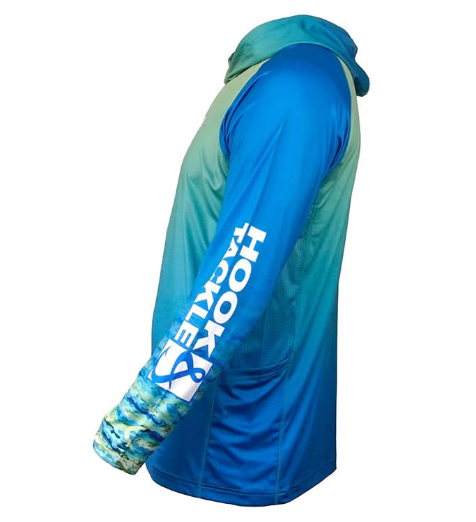 Men's Mahi Camo UV Fishing Hoodie Gaiter