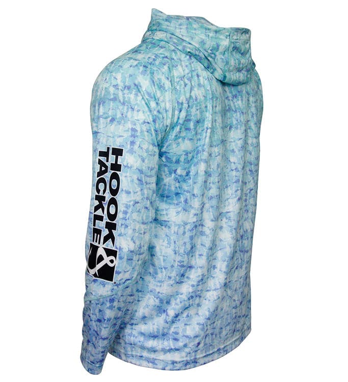 Men's Fish Shadows UV Fishing Hoodie