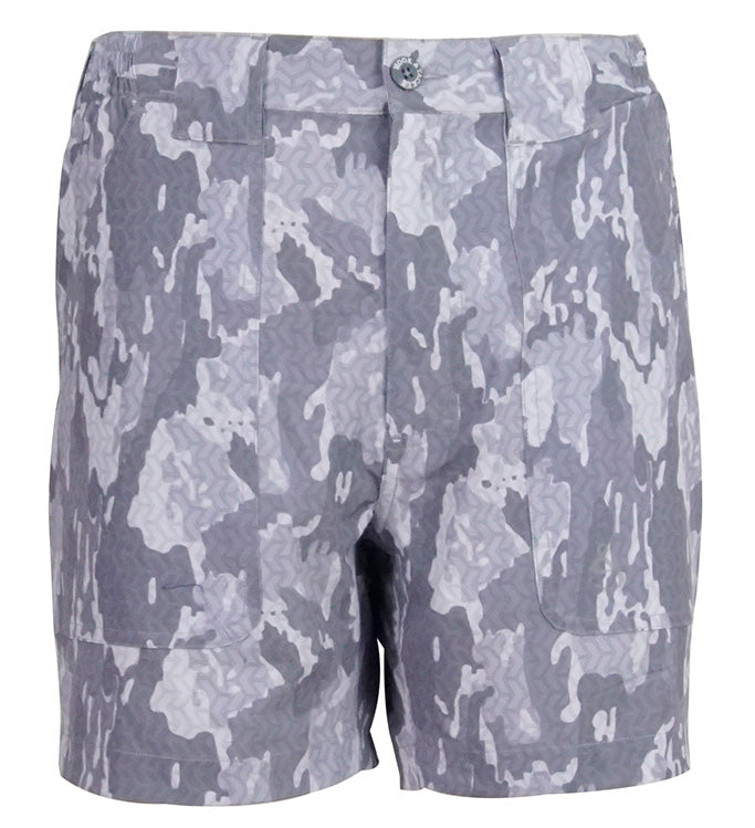 Men's Geo Camo Beer Can Lightweight Stretch Short