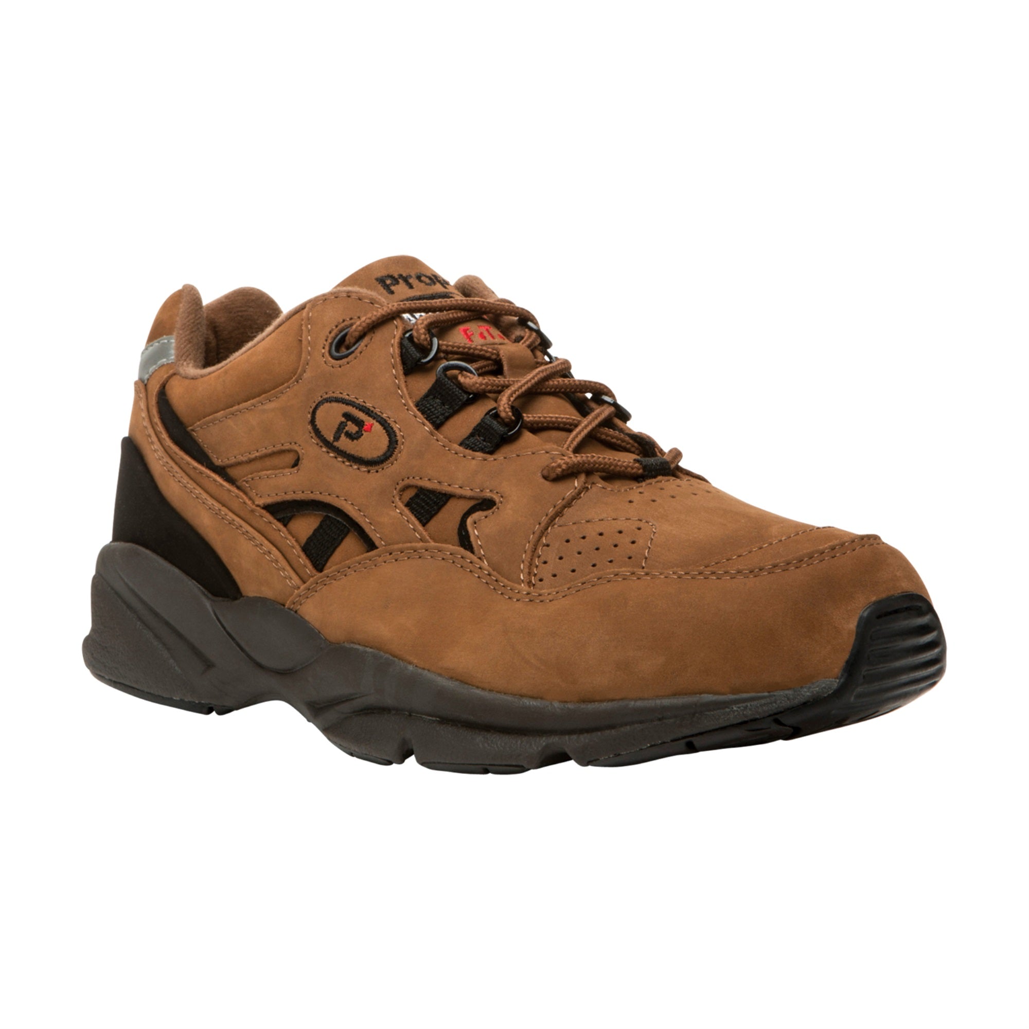 Propet Stability Walker Men's Sneakers - Choco/Black Nubuck, Size 08H
