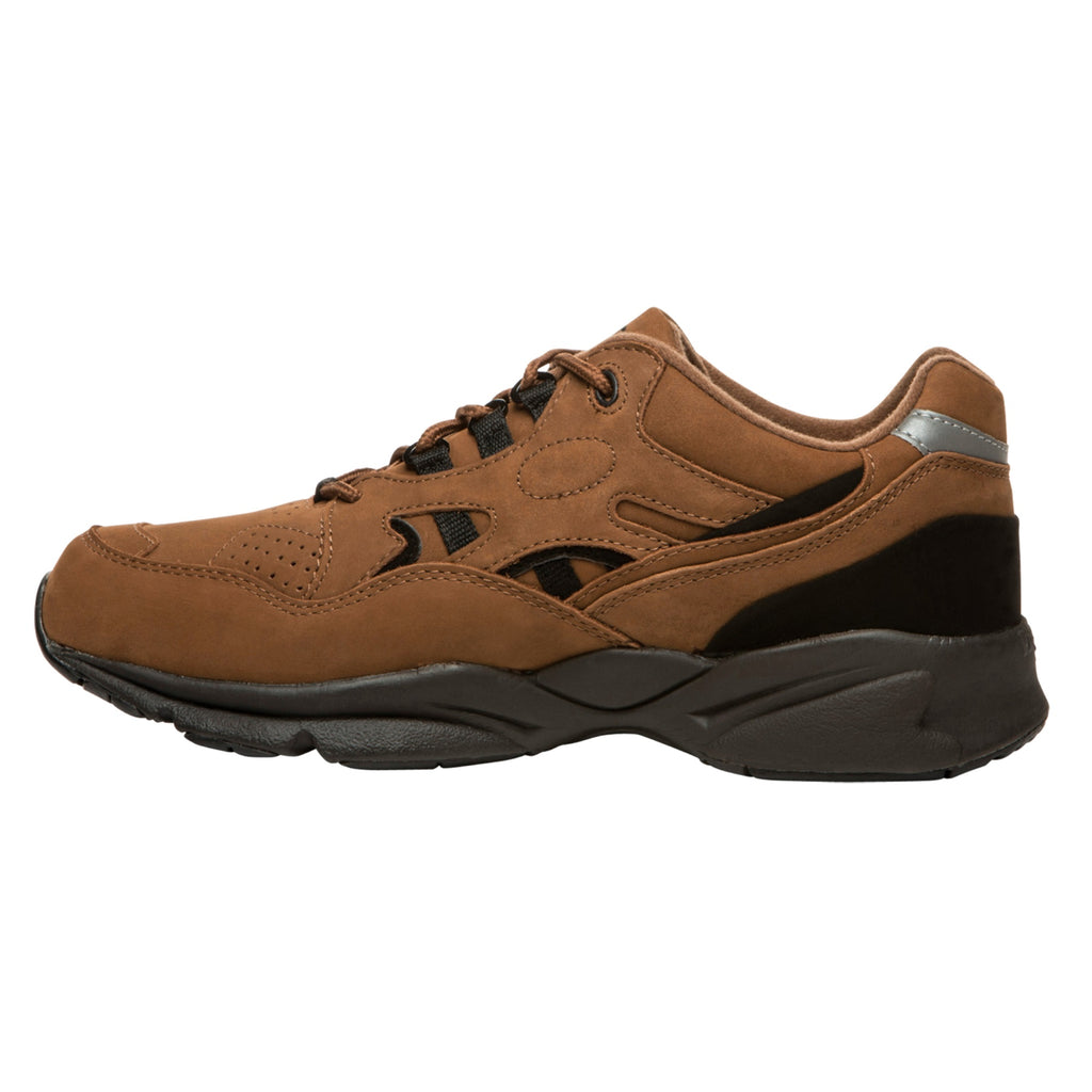 Propet Stability Walker Men's Sneakers - Choco/Black Nubuck, Size 08H
