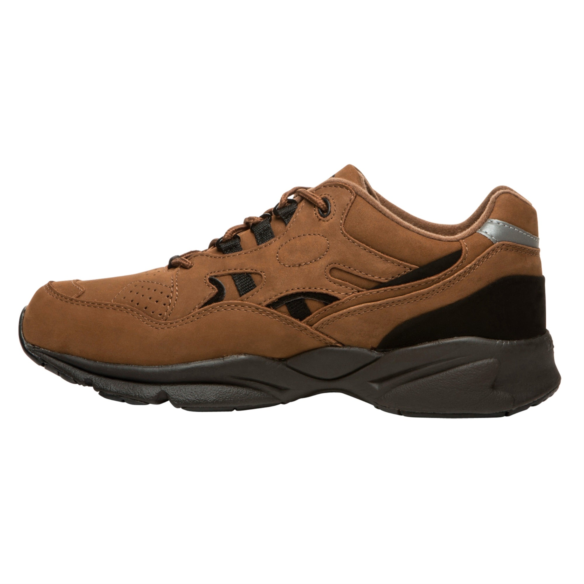 Propet Stability Walker Men's Sneakers - Choco/Black Nubuck, Size 08H