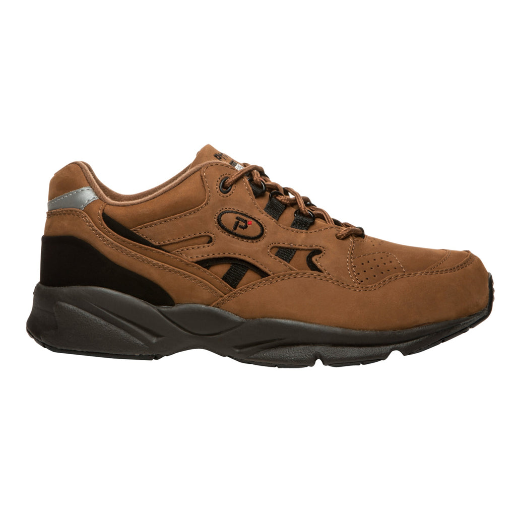 Propet Stability Walker Men's Sneakers - Choco/Black Nubuck, Size 08H