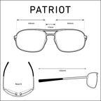 Patriot SKY18 | Pilot Sunglasses