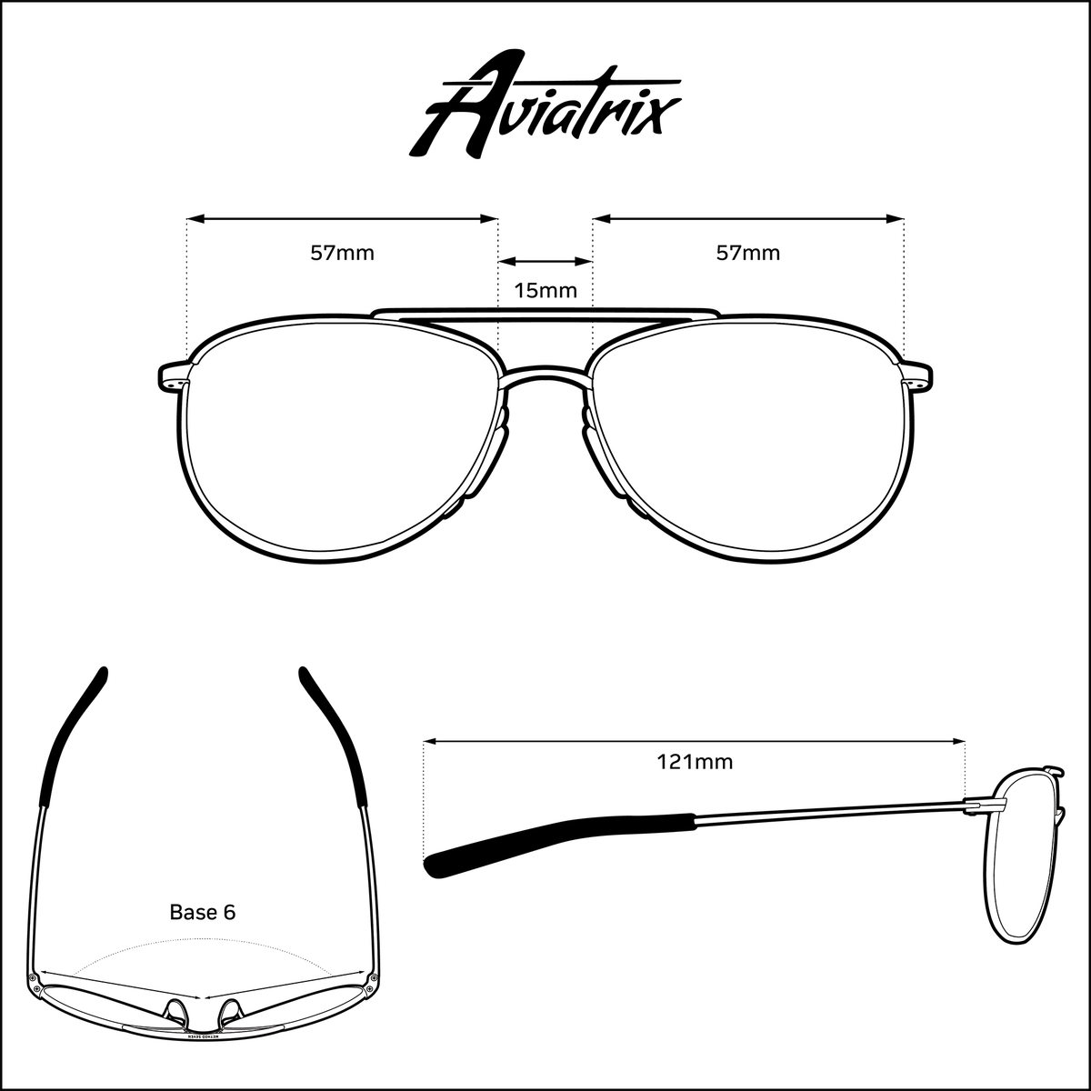 Aviatrix SKY18 | Pilot Sunglasses
