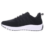 Propet Mens  Tour Knit  Sneakers , Black, Size - 14