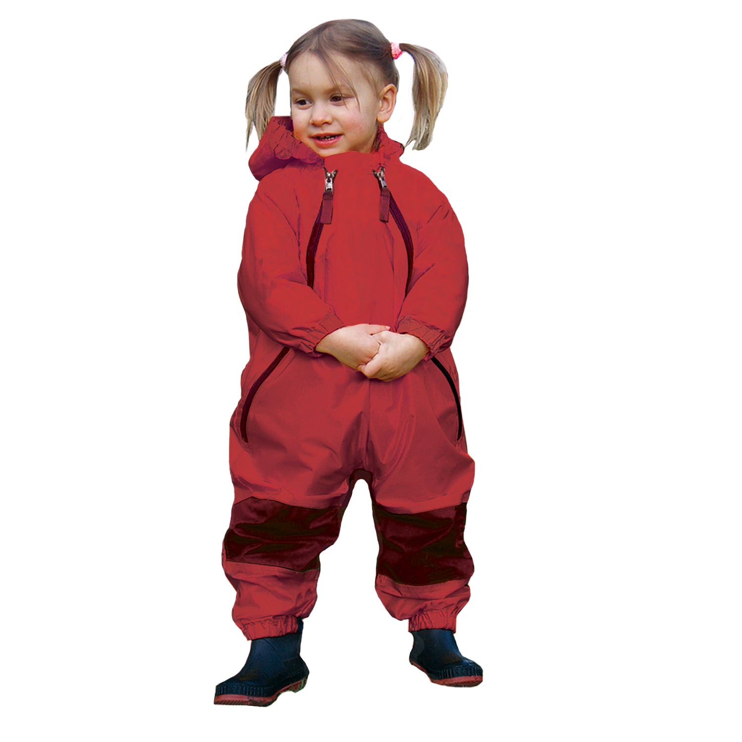Muddy Buddy Coveralls, Red, 2T