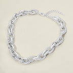 Modern Bold Statement Link Chain Necklace