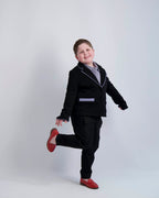 Black Knit Blazer