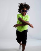 Neon Lime Bomber Shirt