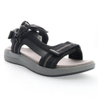 Propet Men's  Eli  Sandals , Black/Grey, Size - 11H