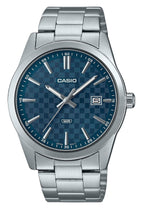 Casio Standard Analog Stainless Steel Blue Dial Quartz MTP-VD03D-2A2 Mens Watch