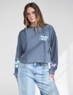 Made New Cropped LS Women's Tee