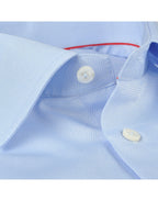 Made in Italy Dress Shirts// Solid Lt Blue - contemporary fit- Final Sale