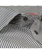Made in Italy Dress Shirts// Black Check- contemporary fit- Final Sale