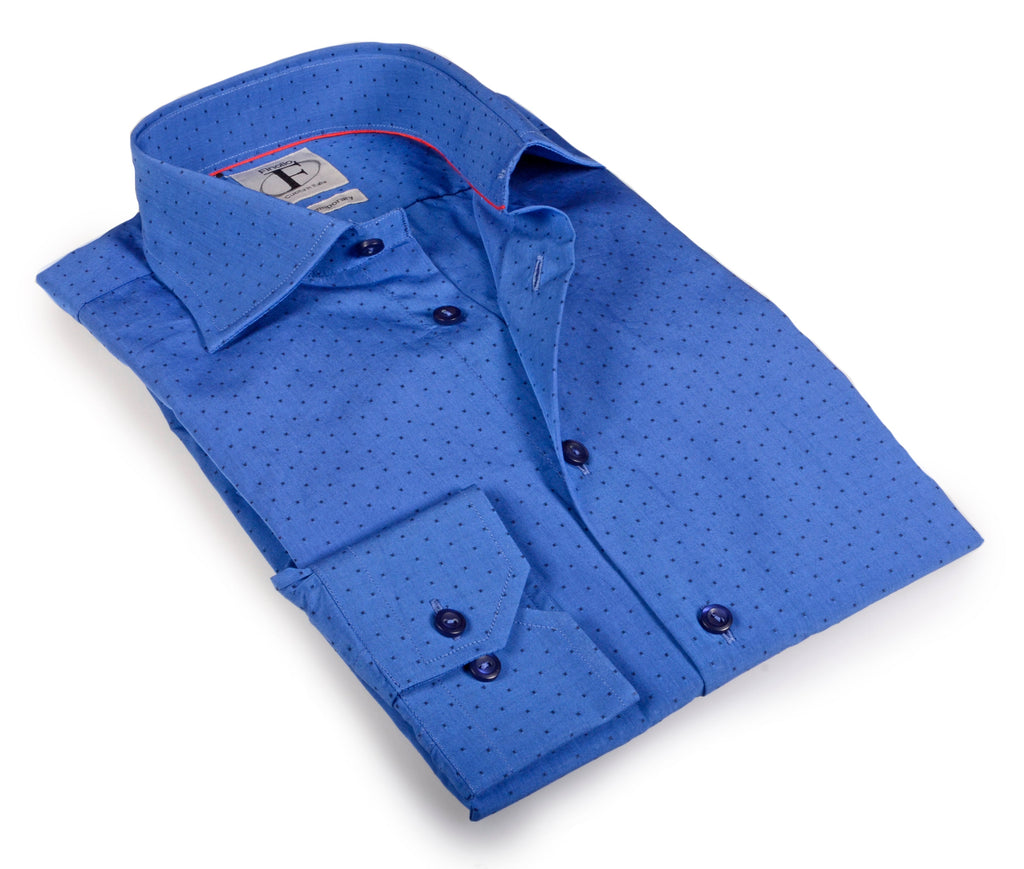 Made in Italy Dress Shirts// Blue - contemporary fit- Final Sale