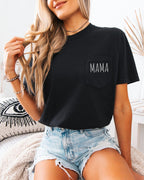 Mama Comfort Colors Pocket T Shirt
