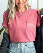 Mama Comfort Colors Pocket T Shirt