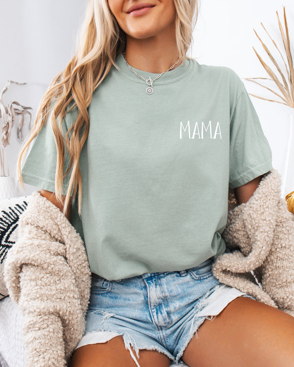 Mama Farmyard Comfort Colors T-Shirt
