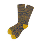 Navy / Gold Marl Casual Socks