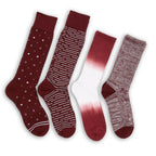 Maroon Mixed 4 Pack -A