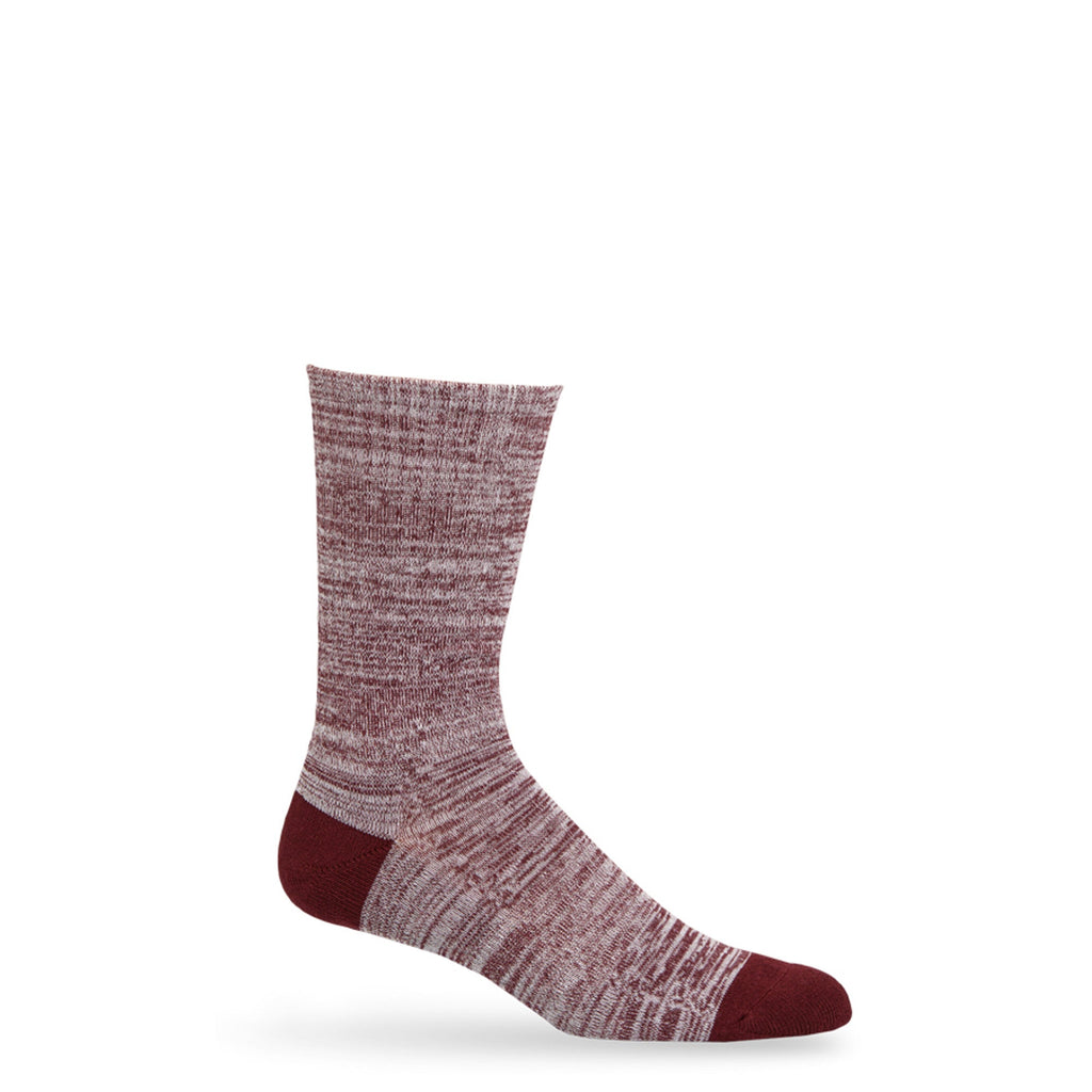 Maroon Marl Casual Socks