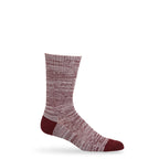 Maroon Marl Casual Socks