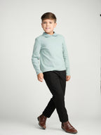 Seafoam Collar Top (Long Sleeve)