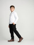 White Collar Top (Long Sleeve)
