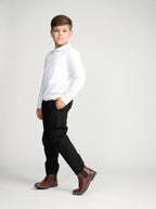 White Collar Top (Long Sleeve)
