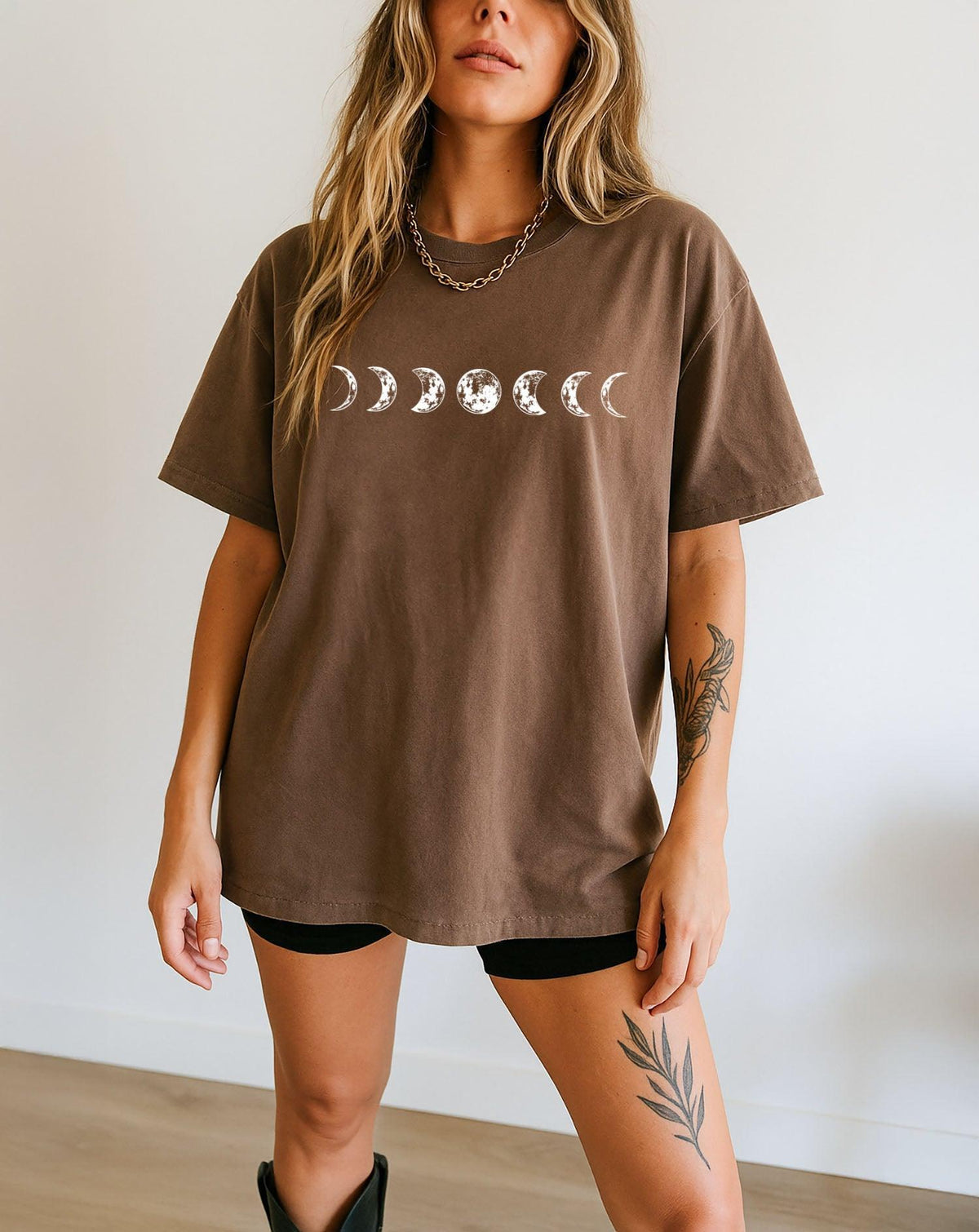 Moon Phase Nature Comfort Colors Garment-Dyed T-Shirt – Summer Vacation Camping Graphic Tee