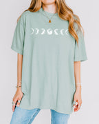 Moon Phase Nature Comfort Colors Garment-Dyed T-Shirt – Summer Vacation Camping Graphic Tee