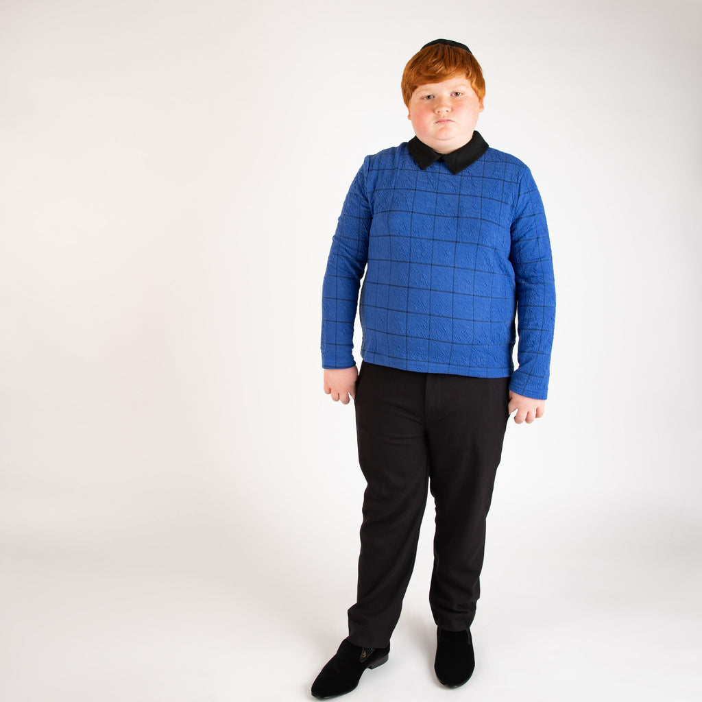 Windowpane Top (Long Sleeve)