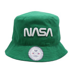 NASA Relaxed Bucket Hat,Worm,Kelly, L_XL
